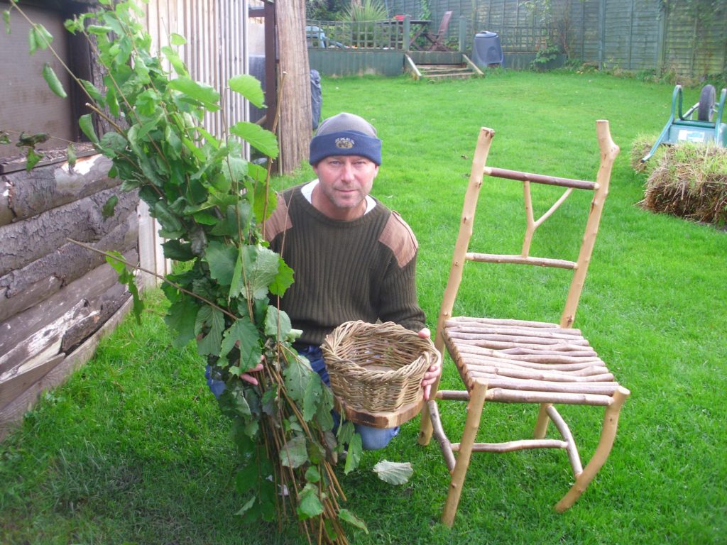 The Hazel tree has many uses such as making chairs and baskets,