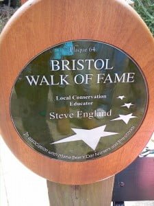 This is the Walk of Fame plaque recognising Steve's iconic status  